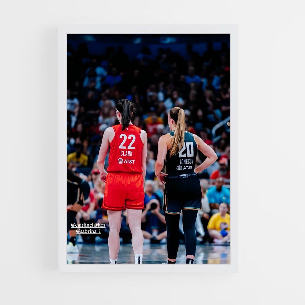 Poster Sœurs de Cours – affiche Basketball (vue 3)